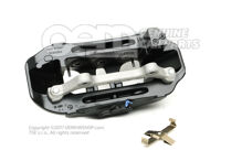 4H0615108E Audi A8/S8 quattro čierny Brzdový strmeň bez brzdových doštičiek 400x38mm predný pravý (2)