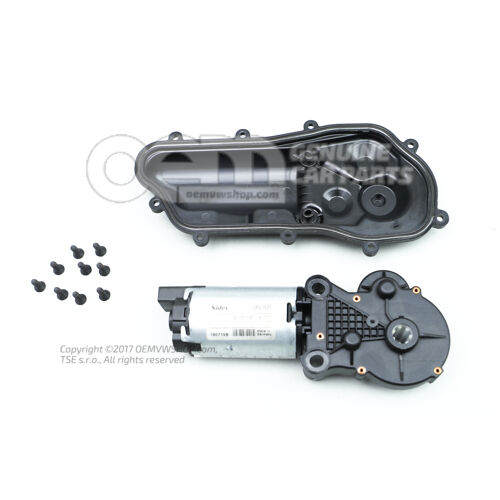 Servomotor pre elektricky priklopiteľné ťažné zariadenie