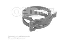 Pružinová pásiková spona