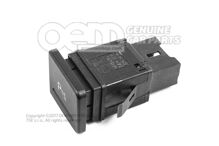 Tlačidlo pre podporu parkovania saténové čierno / biele