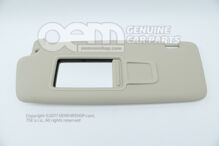 Slnečná clona so zrkadlom a krytom pašmína béžová (1)