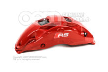 Audi RSQ8 červený strmeň bez brzdových doštičiek rozmer 420x40mm pravý