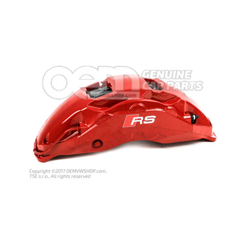 Audi RSQ8 červený strmeň bez brzdových doštičiek rozmer 420x40mm pravý