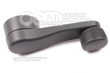 Kľuka okna antracitová