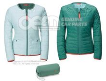 1T3084012B 6JM reversible jacket, M, women's, Petrol/Mint, ID. Buzz collection