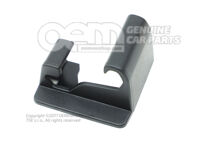 Krytka pre vodiacu lištu soul (čierna)