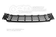 Maska chladiča saténová čierna / vysoký chróm