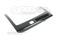 Krycí rám čierny, vysoko lesklý Audi Q5 80