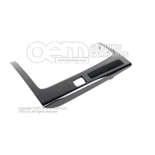 Krycí rám čierny, vysoko lesklý Audi Q5 80