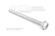 Skrutka so šesťhrannou golierom a viacbodovou hlavou s vnútorným šesťhranom (duo) M10X115