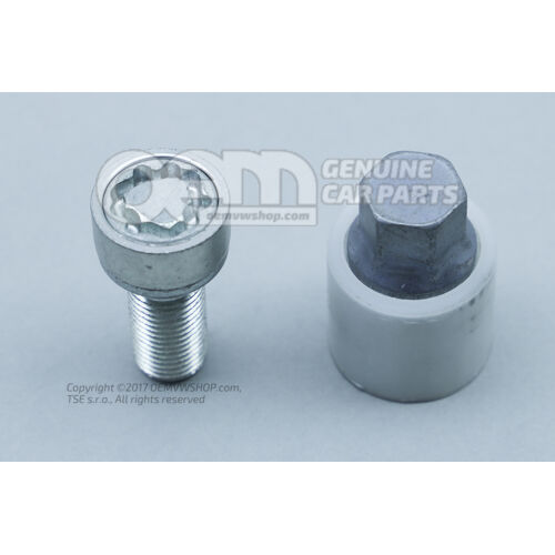 Skrutka kolesa, ochrana proti odcudzeniu, kódové kľúče