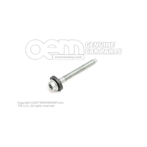 Skrutka s vnútorným šesťhranom a vnútornou viacbodovou hlavou (Kombi) M6X60X47