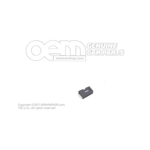 Koncovka saténová čierna