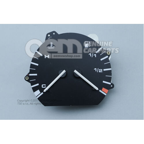 Ukazovateľ zásoby paliva a teploty chladiacej kvapaliny