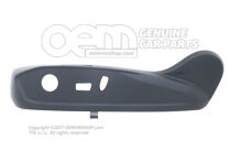 Obklad podstavca sedadla titánová čierna 17A881317B82V