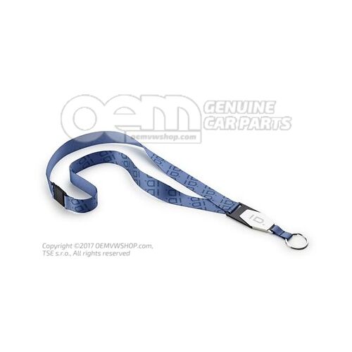 11G087610 Lanyard, 2-in-1, separable, Blue, ID. collection
