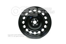 Oceľový disk pre priestorovo úsporné núdzové koleso rallye čierna 2Q0601027AL03C (2)