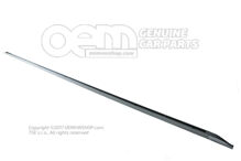 Vodiaca lišta saténová čierna