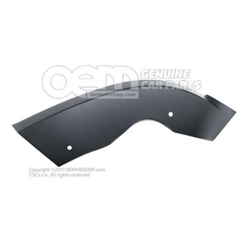 Obloženie svetlometu saténové čierne