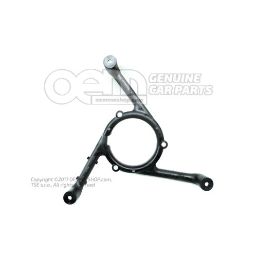 Konzola pre ventilátor chladiča saténová čierna