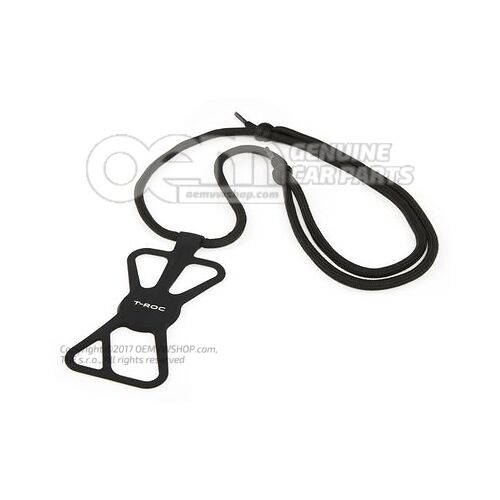 2GV087313  041 Lanyard, Black, T-Roc Collection