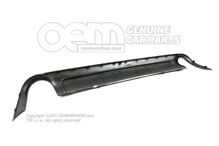 Ozdobná lišta koncovky výfuku čierna Volkswagen Passat 3C (1)