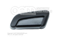 Nastavovací gombík saténový čierny / čierny (2)