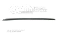 Lišta vodného deflektora saténová čierna