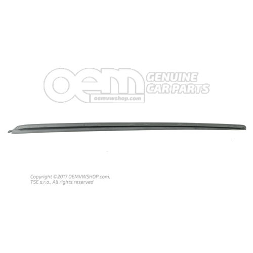 Lišta vodného deflektora saténová čierna