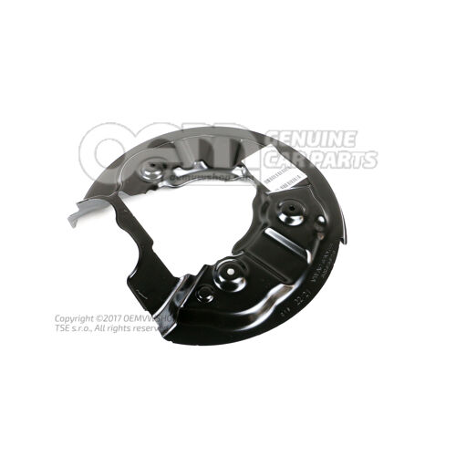 Krycí plech pre brzdový kotúč