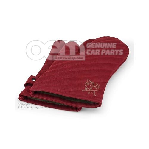 7E9069642A Oven gloves, Red, Heritage Collection