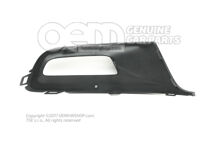 Krycia časť na nárazník saténová čierna (1)