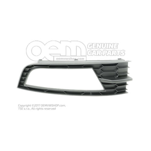 Kryt hmlového svetla saténový čierny Škoda Octavia 5E