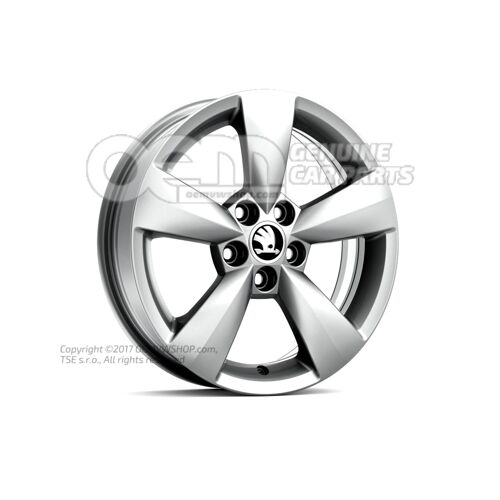 Hliníkový ráfik diamantové striebro