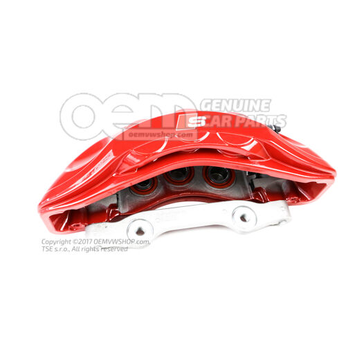 4N0615108AG Audi A6, A7, A8, Q7 a Q8 Brzdový strmeň bez brzdových doštičiek veľkosť 400x38mm predný pravý
