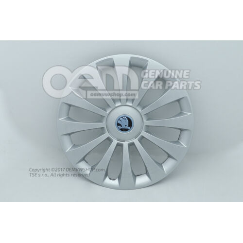 Ozdobné kryty kolies lesklý chróm Škoda Rapid 5J