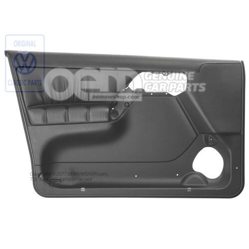 Obklad dverí (koža/umelá koža) čierna