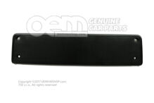 Držiak ŠPZ saténový čierny