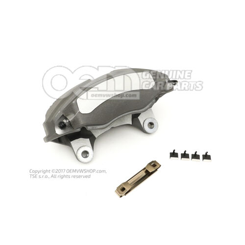 Audi TT/TTS Coupe/Roadster 8S brzdový strmeň pre brzdy rozmer 338x30mm predný pravý nelakovaný