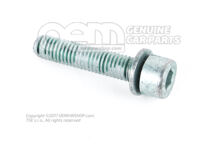 Skrutka s vnútornou hlavou s vnútorným šesťhranom (kombinácia) M8X38