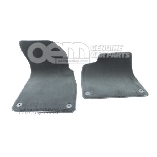 1 sada podložiek pod nohy duša (čierna) / striebro