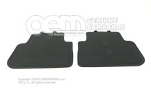 1 sada podložiek do každého počasia titánová čierna