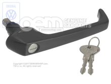 Kľučka dverí, zvonku