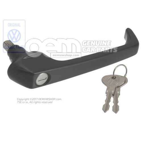 Kľučka dverí, zvonku