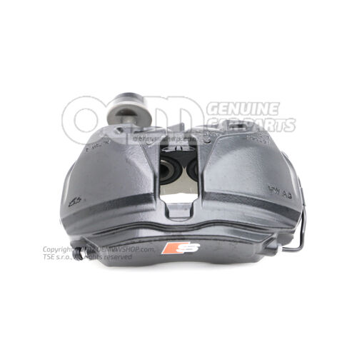 Audi TT/TTS Coupe/Roadster 8S brzdový strmeň pre brzdy rozmer 338x30mm predný pravý čierny 8S0615108J