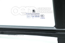 Sklo dverí pevné s tesnením a vedením okna (1)