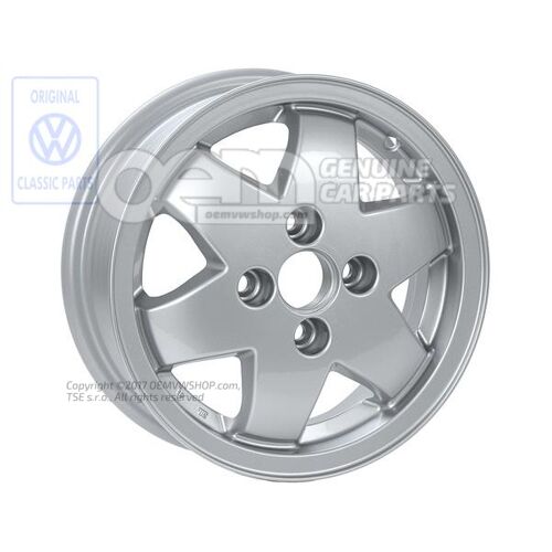 Hliníkový ráfik z oceľovej chrómovej metalízy Volkswagen Polo Hatchback 86C