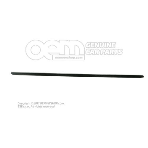 Tesnenie clony okna saténové čierne