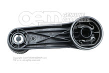 Kľučka okna titánová čierna 6Q0837581B82V (1)