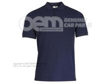 330084230C 287 Polo shirt, L, men's, Dark Blue, Volkswagen Collection